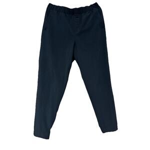 32 Cool Navy Jogger Pants Men’s L Elastic Waist Lightweight Comfort